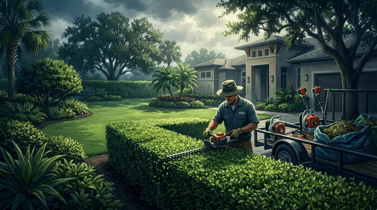 who can trim my bushes and hedges in Valrico FL