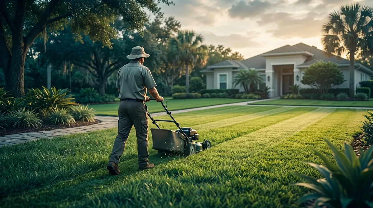 best lawn mowing service Fishhawk FL