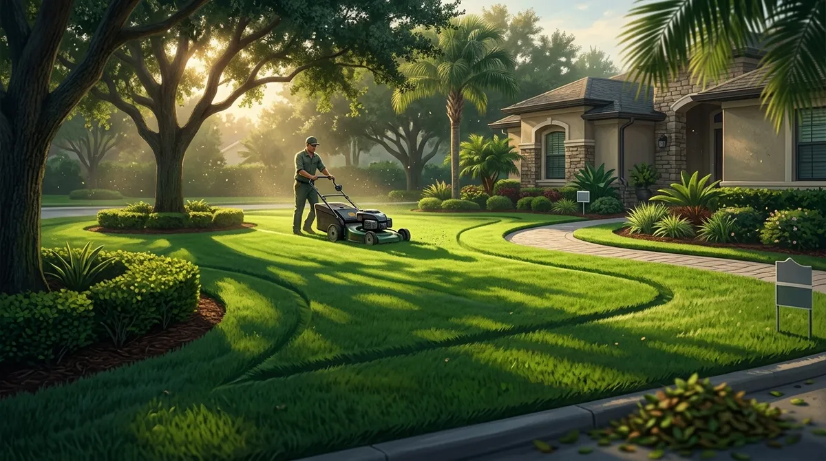 best lawn mowing service Fishhawk FL