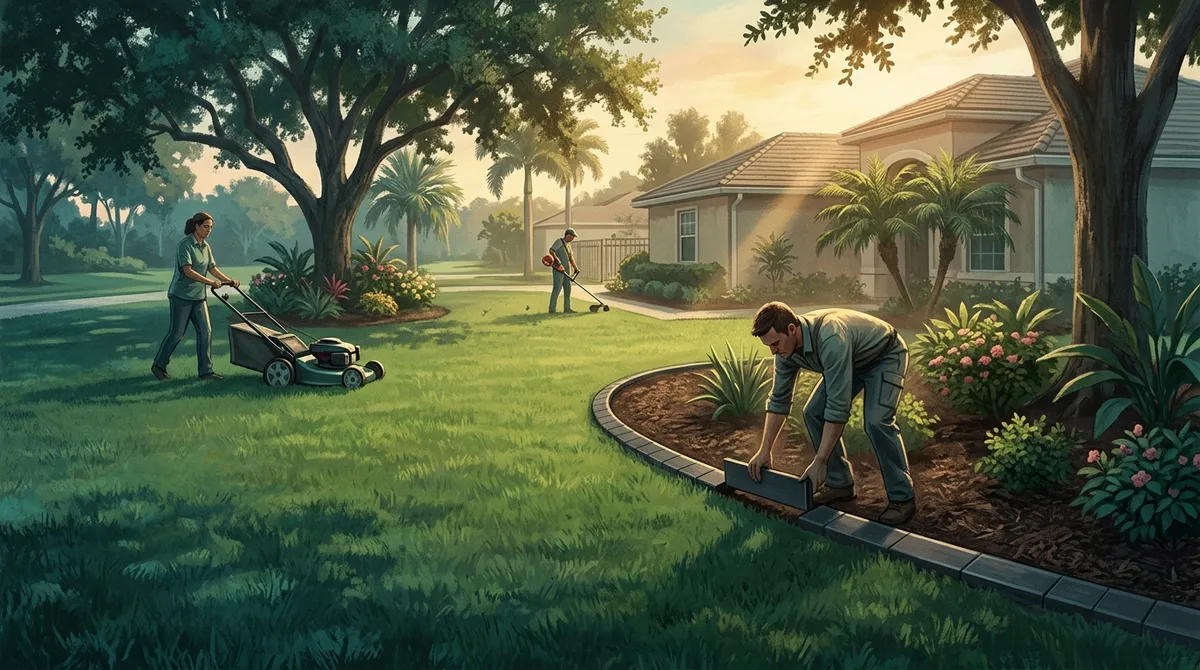 lawn edging Bloomingdale FL