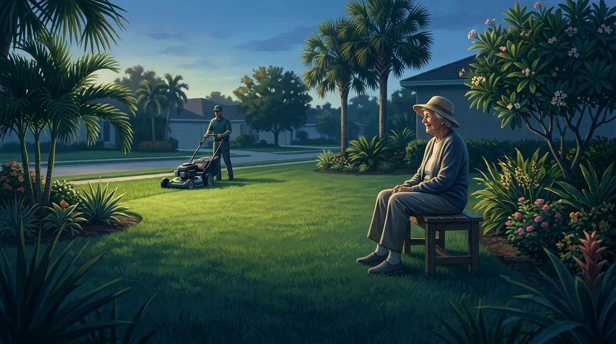 affordable yard mowing for seniors in Fishhawk FL