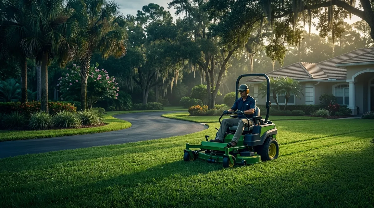 reliable lawn mowing company in Fishhawk FL
