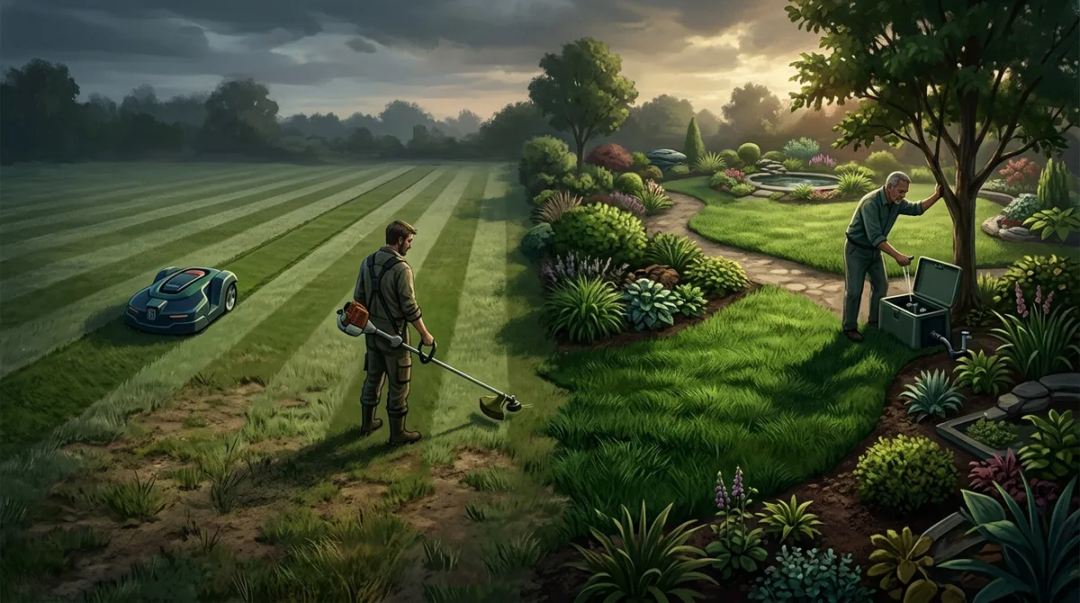 is monthly lawn service enough for my yard