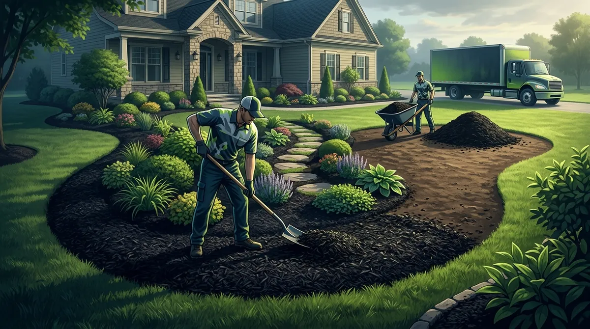 mulch delivery and installation