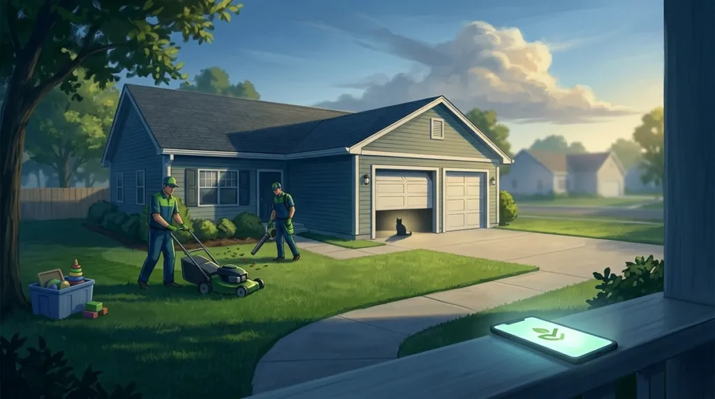 Home vs. Away: Should You Be Home for Lawn Service?