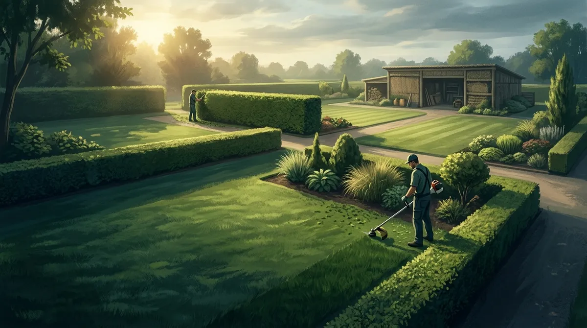lawn mowing weed eating and hedge trimming in Valrico FL