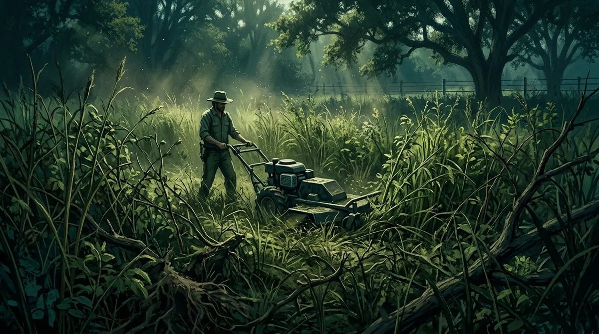 affordable overgrown lawn mowing in Brandon FL