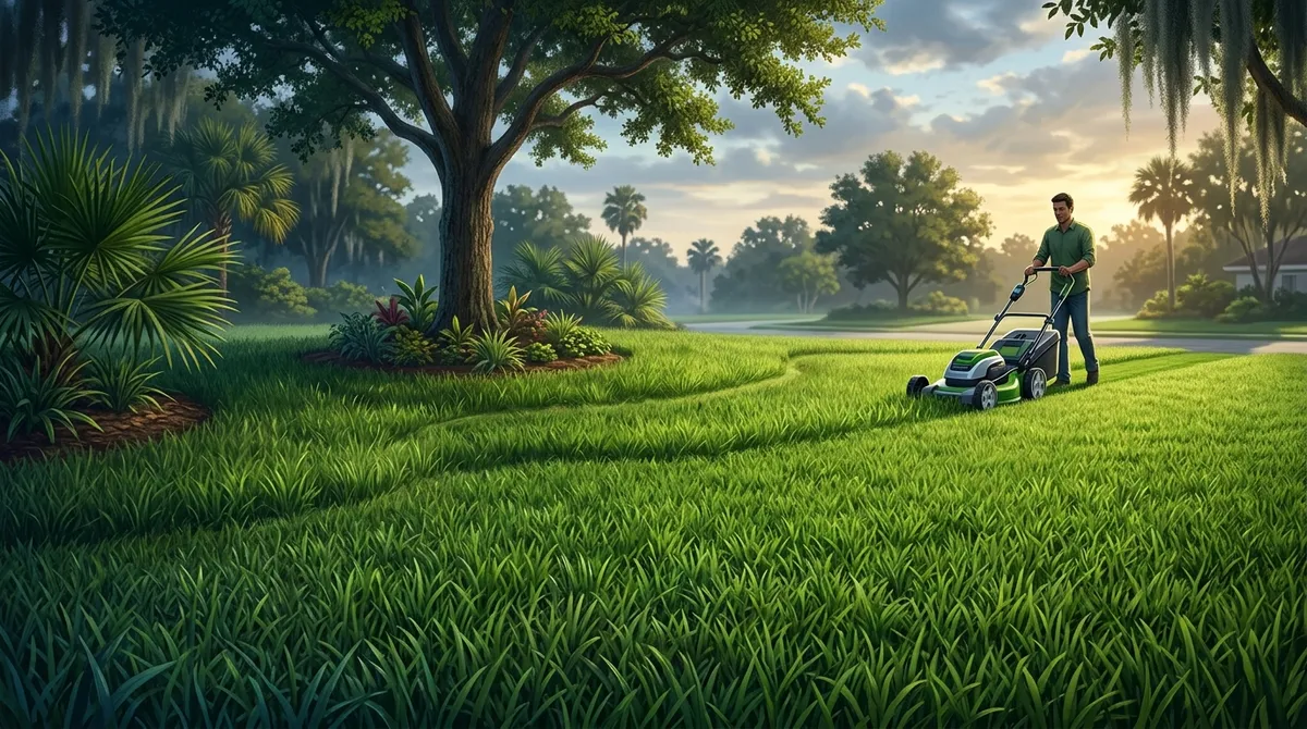 how short should I cut my grass in Brandon FL