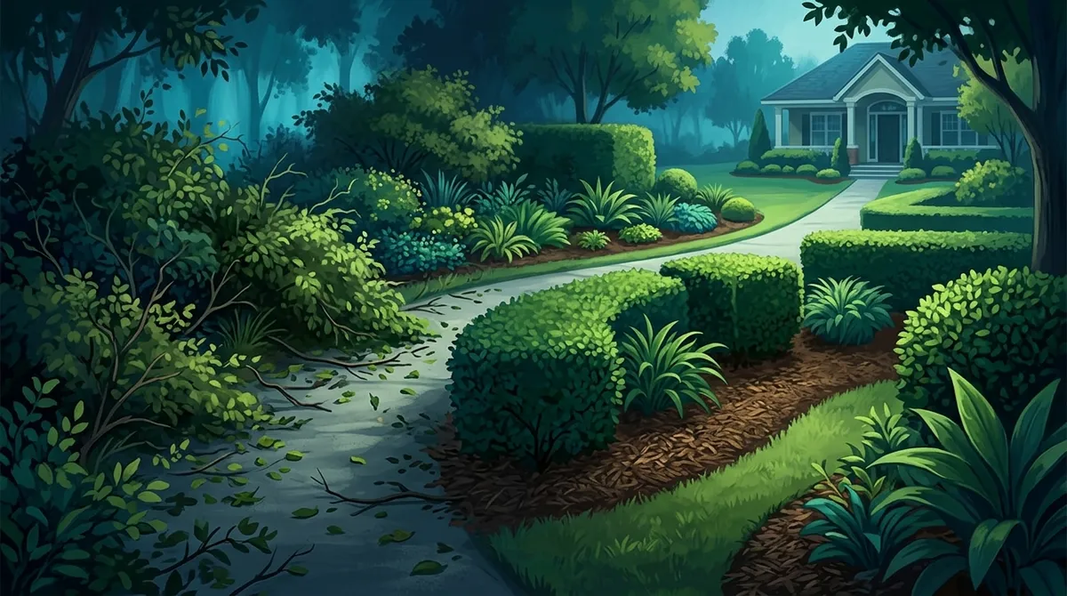 bush trimming and cleanup service in Fishhawk FL