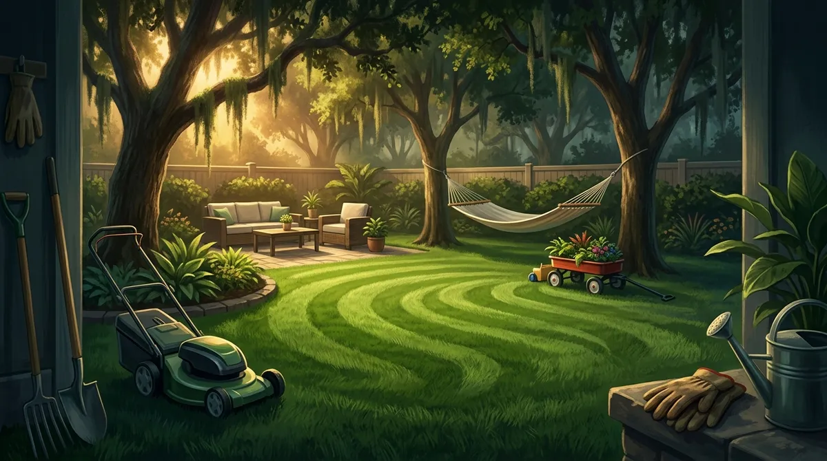 small yard lawn mowing service in Fishhawk FL