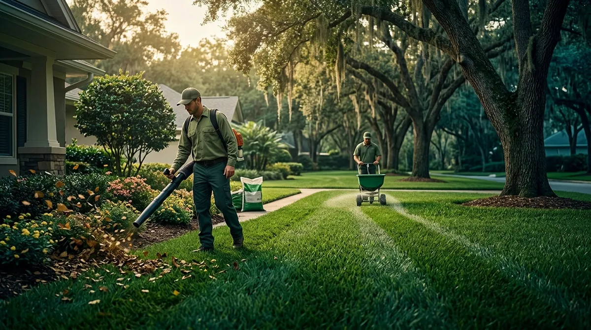 what is included in lawn care service in Valrico FL