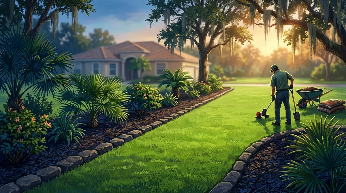 lawn edging Valrico FL near me