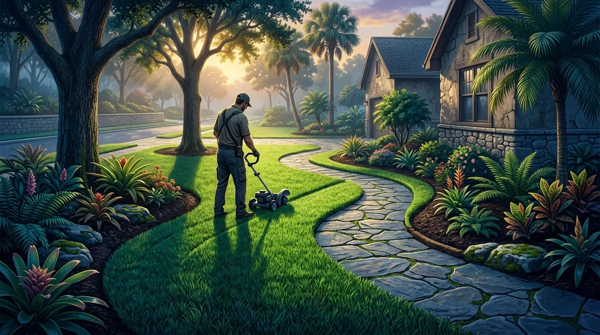 lawn edging Valrico FL near me