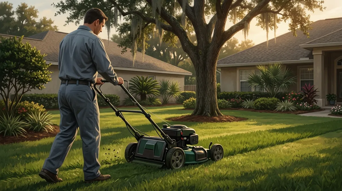 lawn mowing Fishhawk FL close to me
