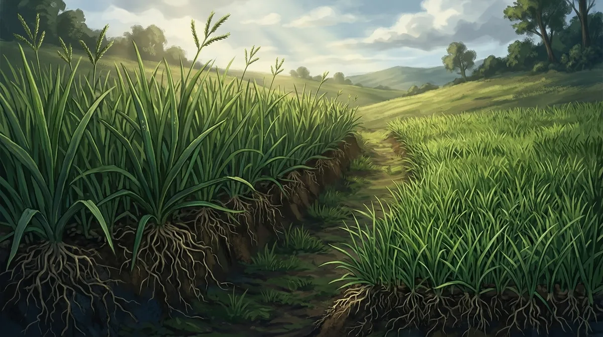 can I cut Bahia grass short like other grasses