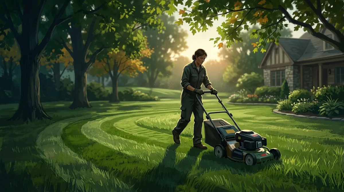 lawn mowing
