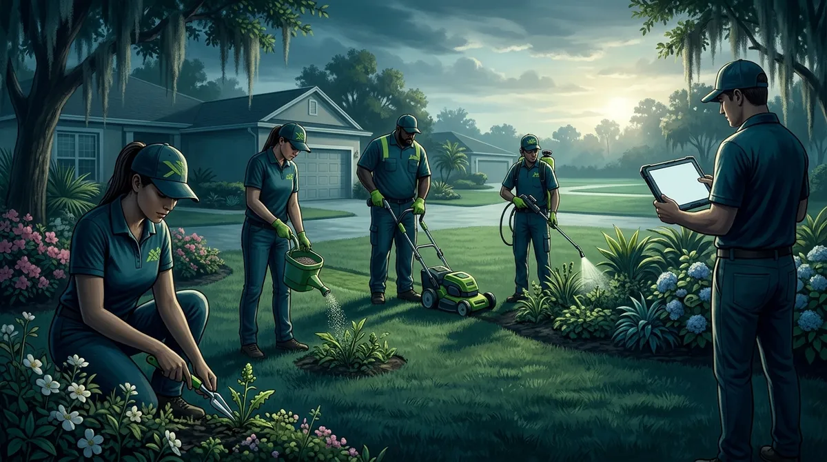 who does lawn weeding service in Brandon FL