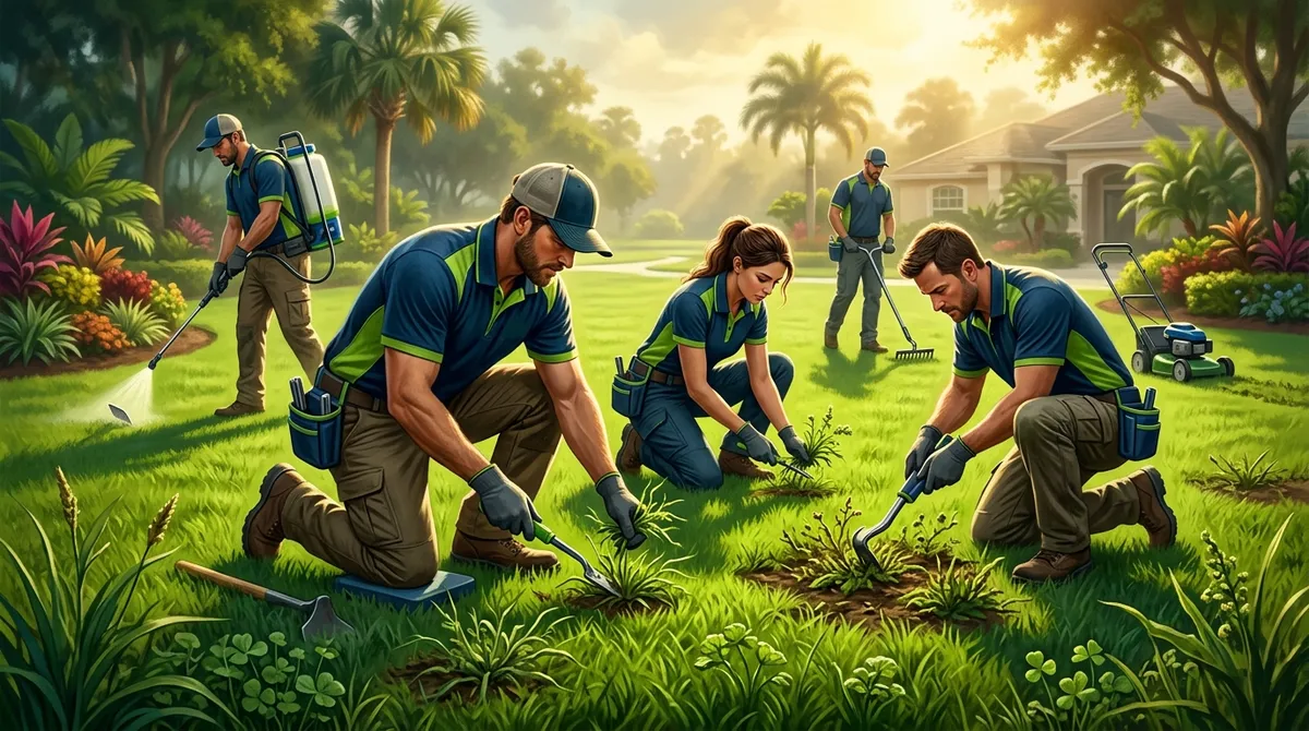 5 Pros Who Do Lawn Weeding Service in Brandon FL