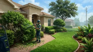 Hedges and Bush Trimming With Lawn Service in Brandon FL