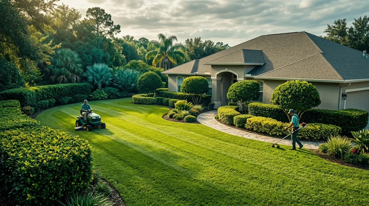 lawn mowing weed eating and hedge trimming in Brandon FL