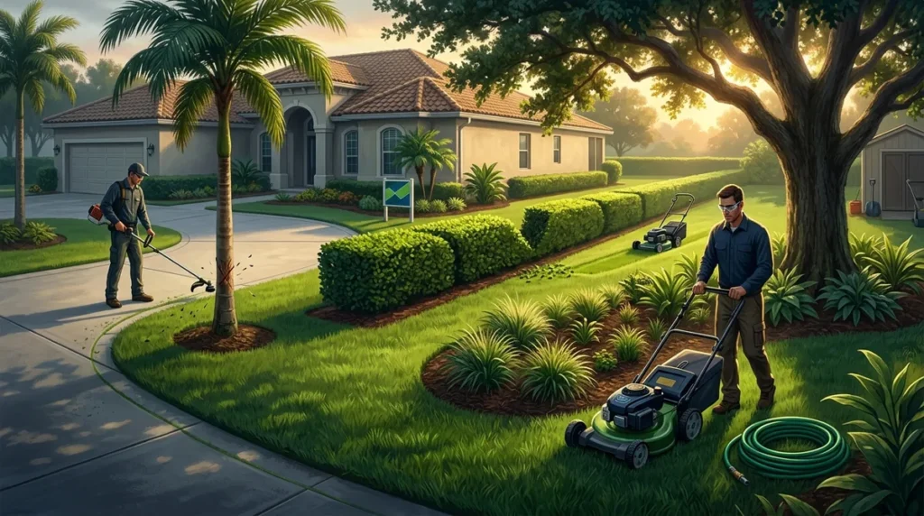 4 Lawn Mowing, Weed Eating & Hedge Trimming Mistakes in Brandon FL