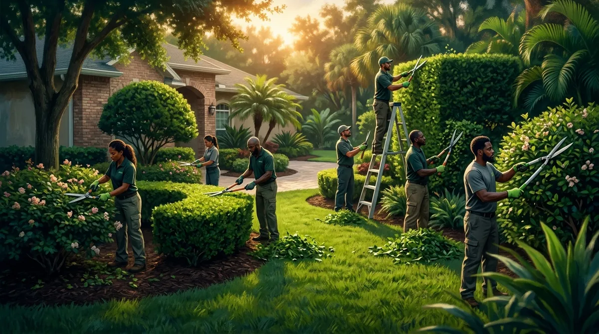 who can trim my bushes and hedges in Brandon FL