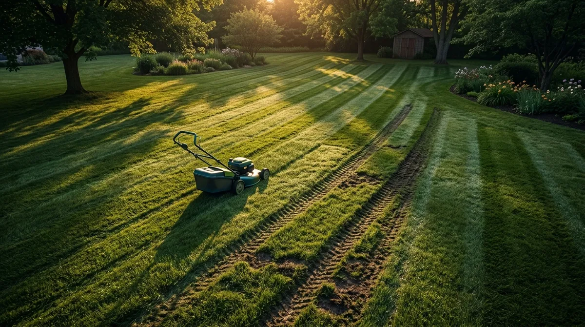 Why Do Lawn Mower Tracks Show in My Grass?