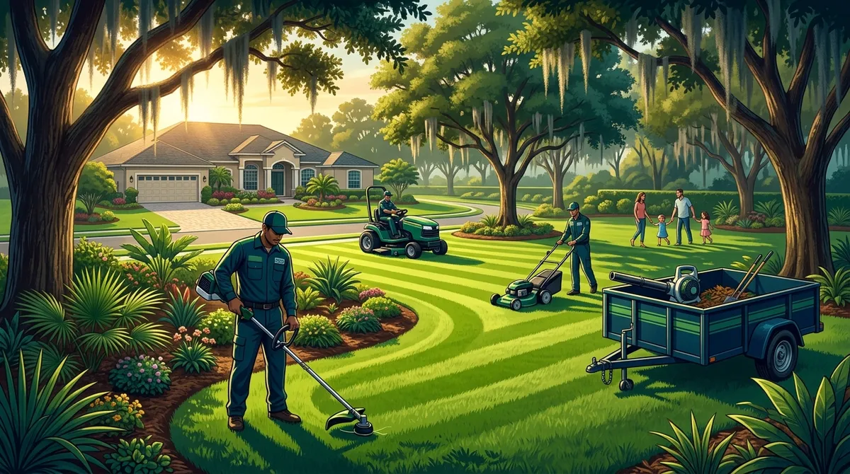 grass cutting service Fish Hawk FL