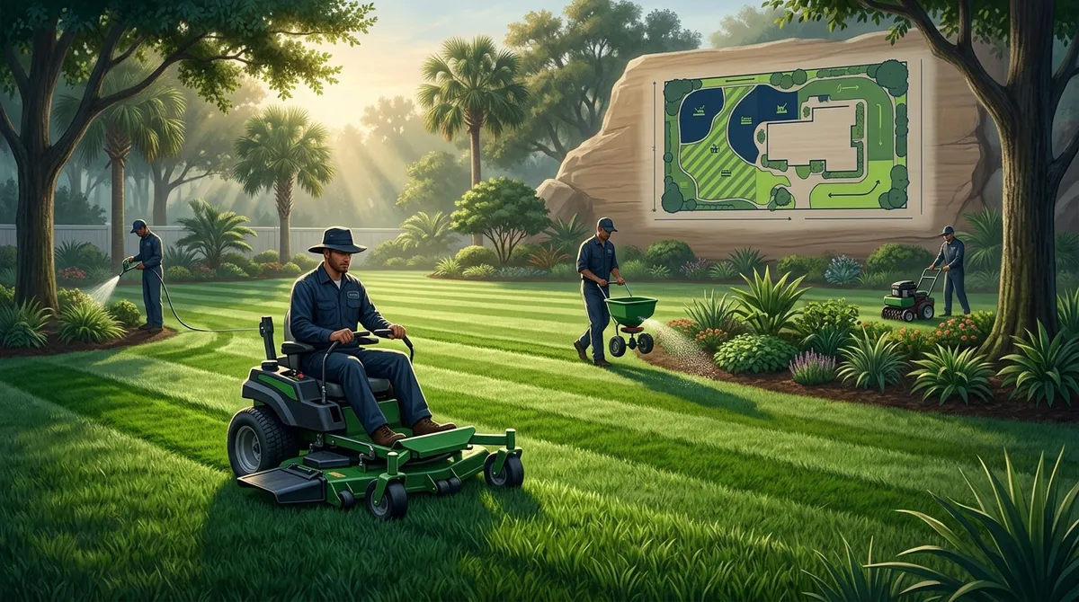 scheduled lawn care and yard maintenance plans in Valrico FL