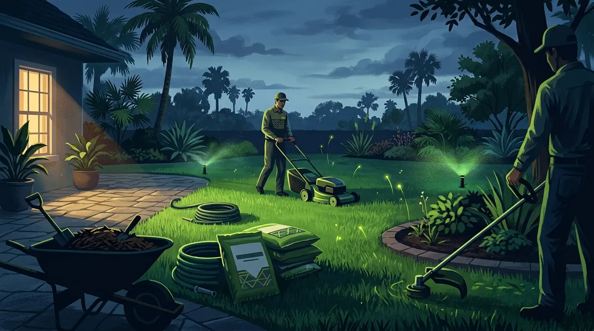 scheduled lawn care and yard maintenance plans in Valrico FL