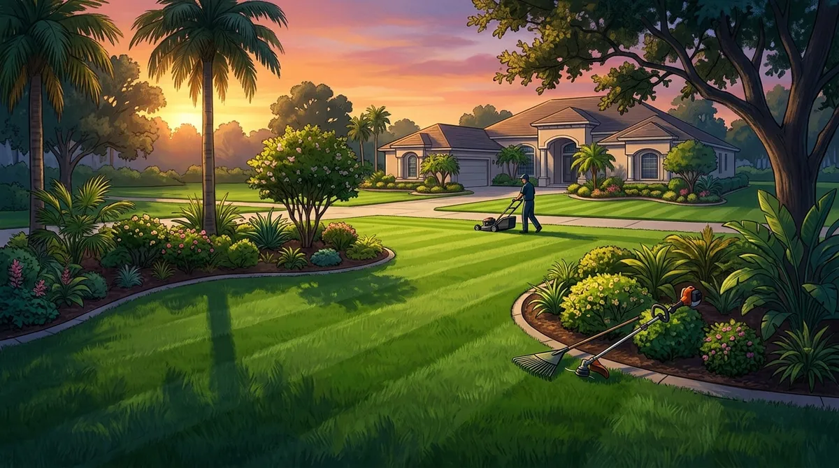 5 star lawn mowing service Riverview FL