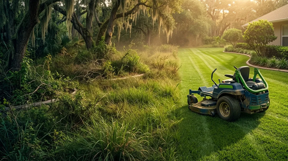 5 Steps to Tackle Overgrown Yard Cleanup and Mowing in Brandon FL