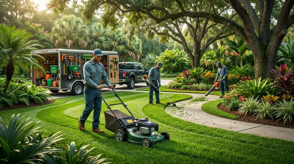 who provides monthly lawn care in Brandon FL