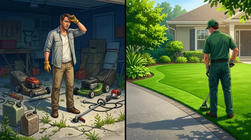 DIY vs. Pro Lawn Mowing & Edging for Rentals: Which Wins?
