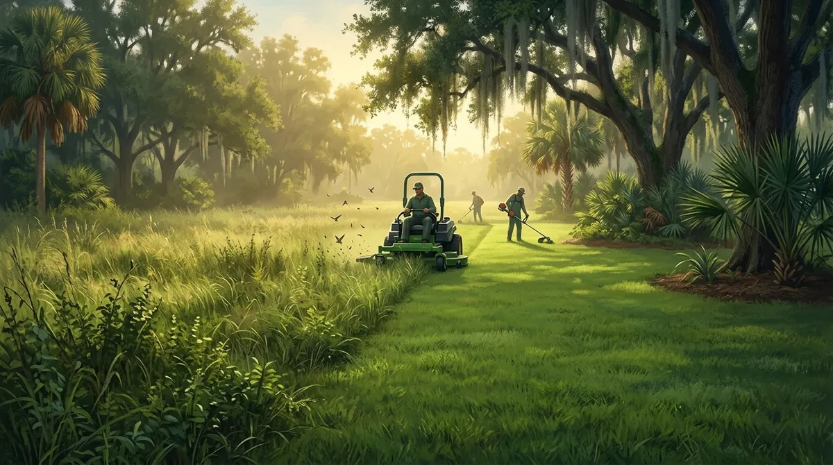 Why Does an Overgrown Grass Cutting Service in Fishhawk FL Make Such a Difference?