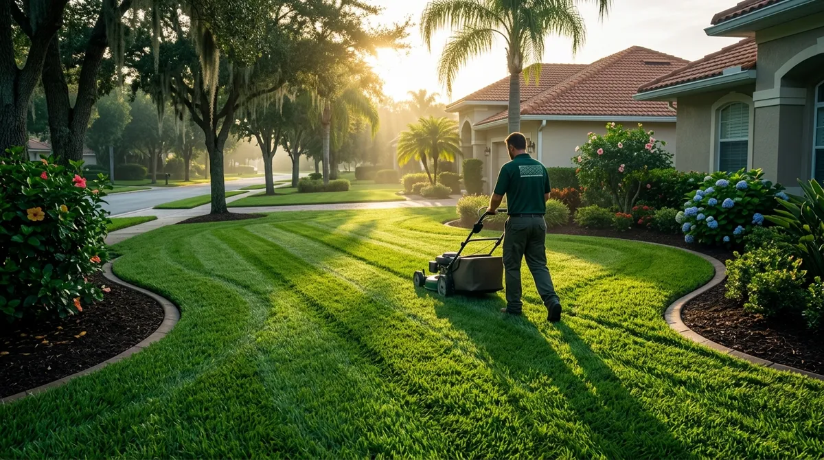 Weekly Lawn Mowing and Edging Service in Brandon FL