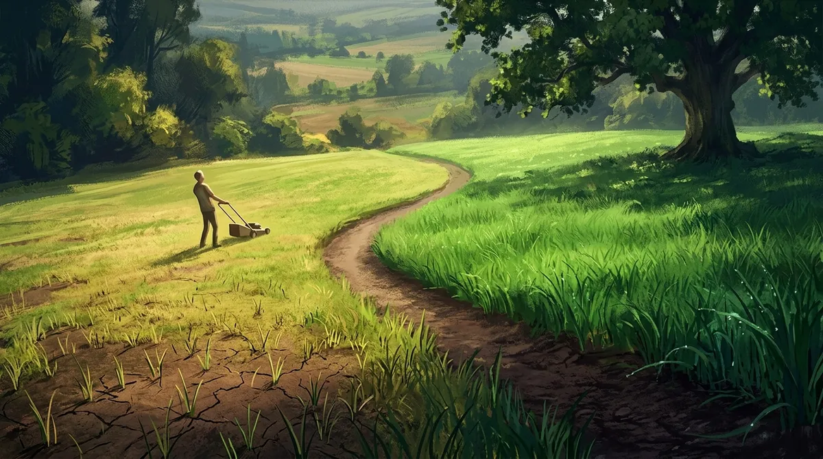how short should i cut my grass in the summer