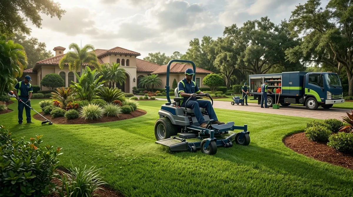 Lawn mowing services with good reviews in Valrico