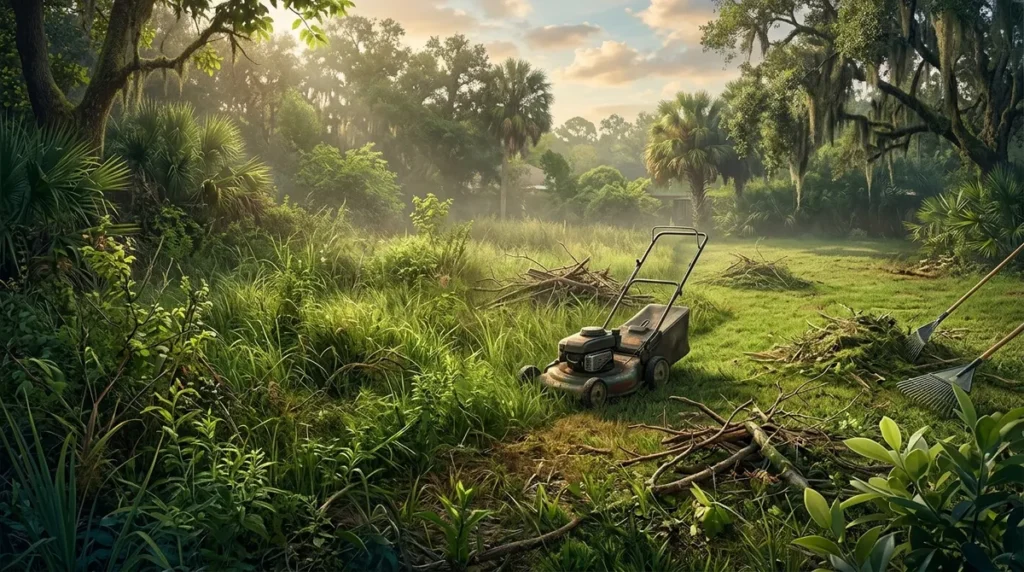 How to Fix an Overgrown Yard in Brandon, FL
