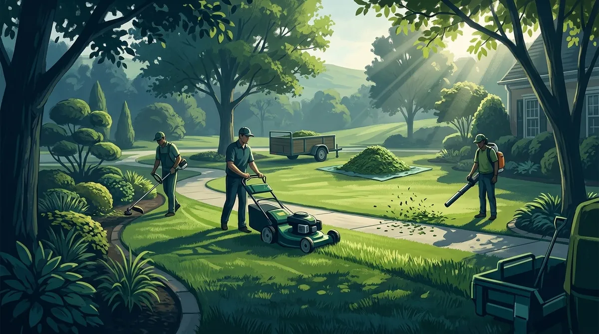 Riverview weekly lawn maintenance