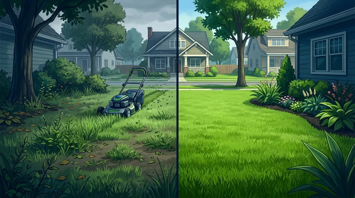 Riverview weekly lawn maintenance