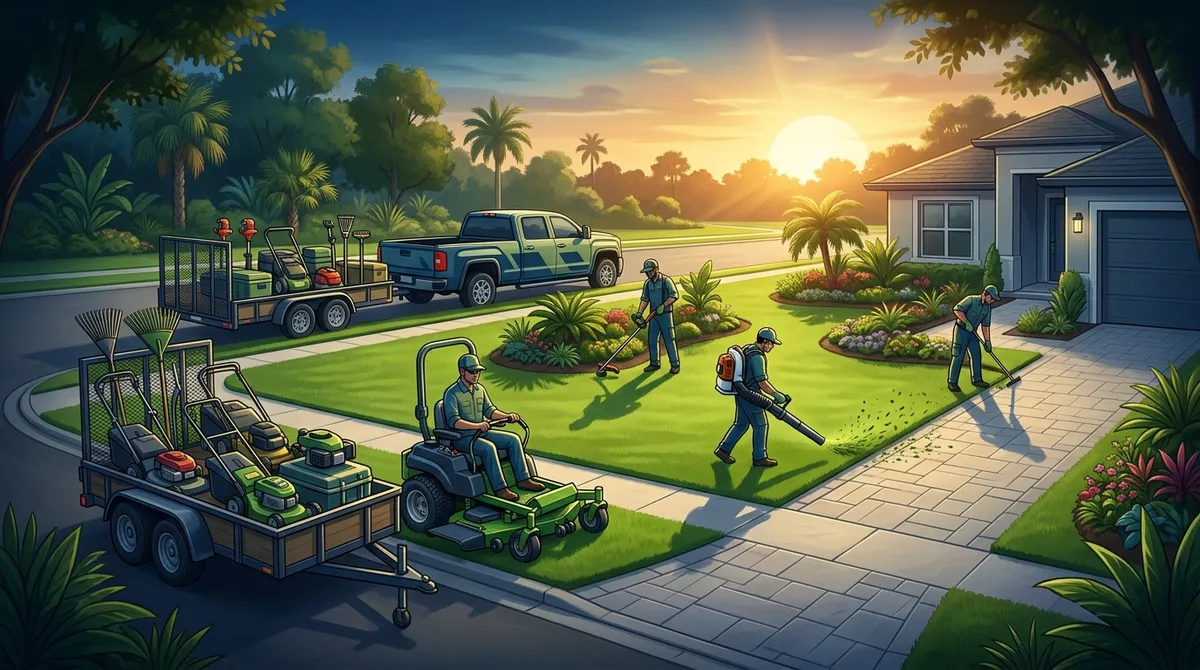 reliable lawn mowing service Valrico FL