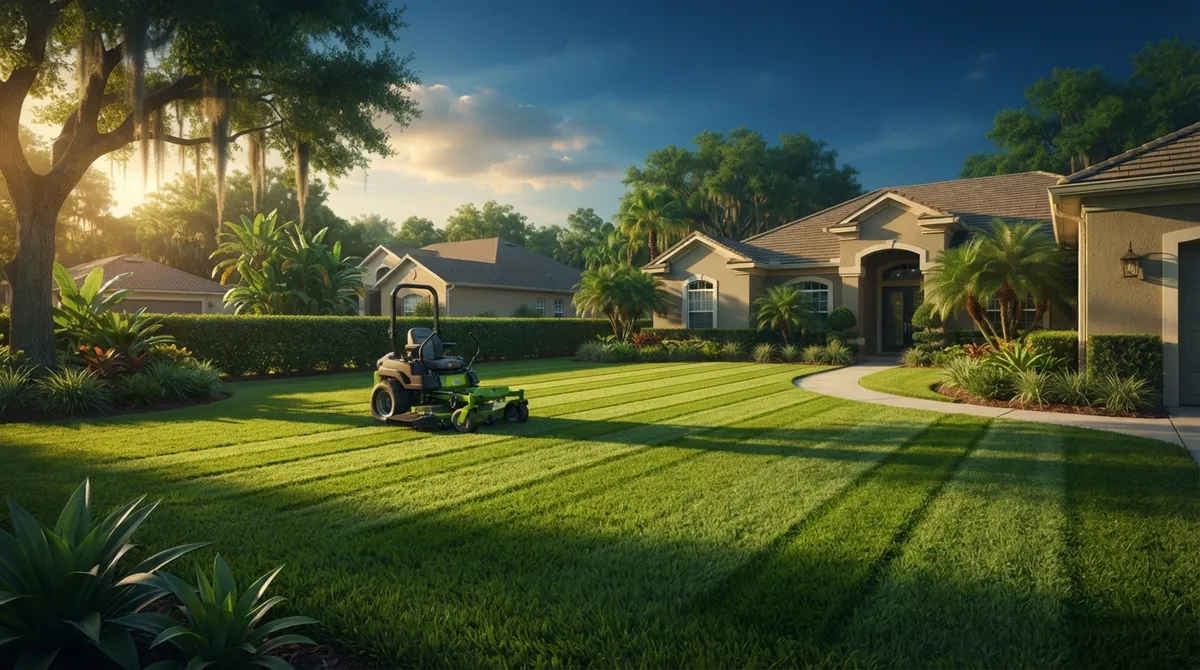 Valrico FL lawn mowing and trimming