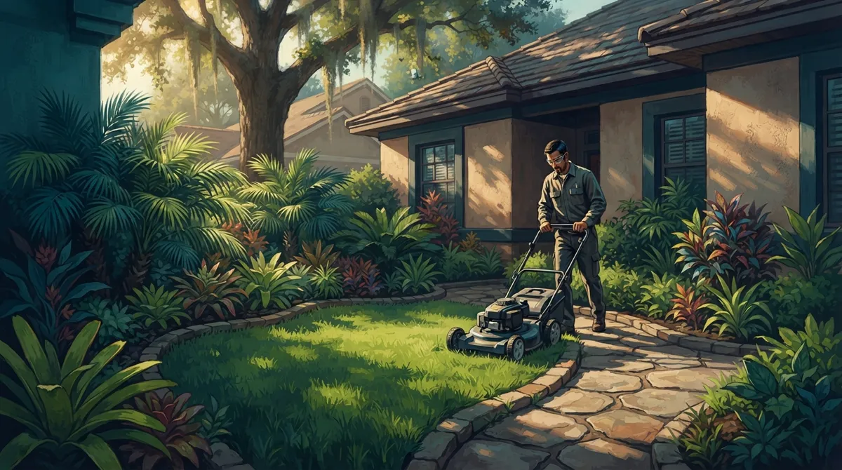 small yard lawn mowing Valrico FL