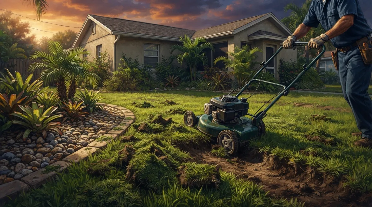 small yard lawn mowing Valrico FL