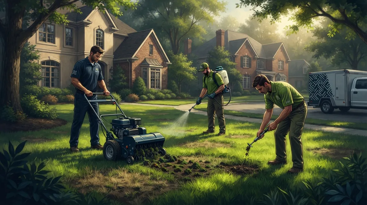 lawn mowing company in Riverview neighborhoods