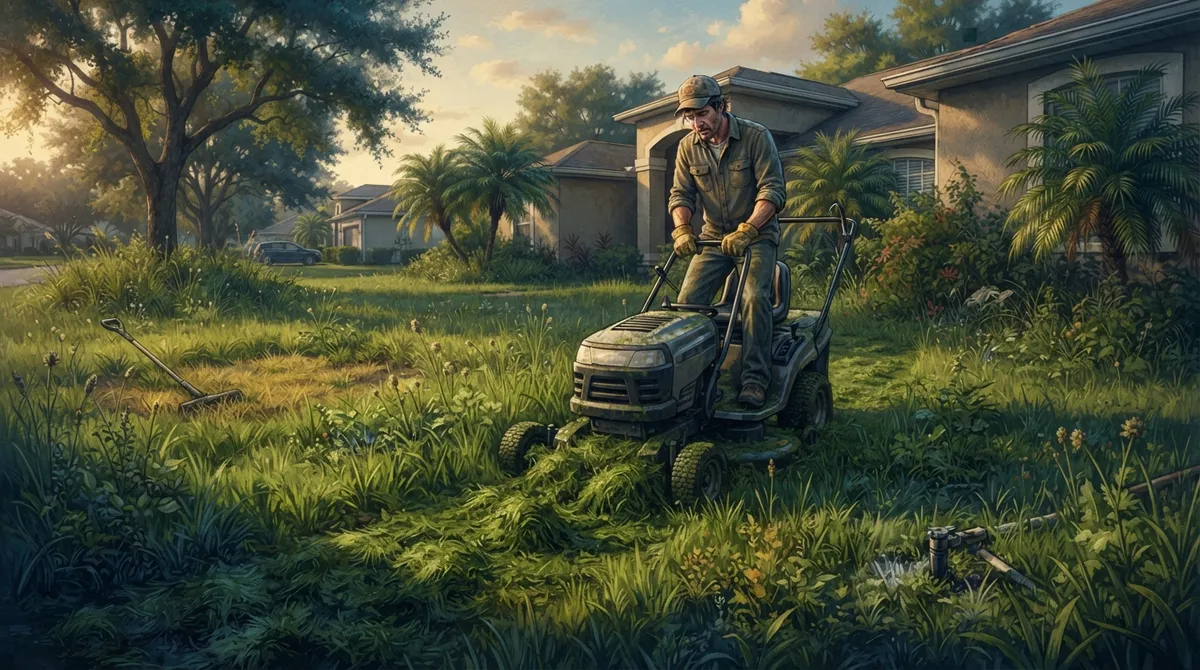 every other week lawn mowing Valrico FL