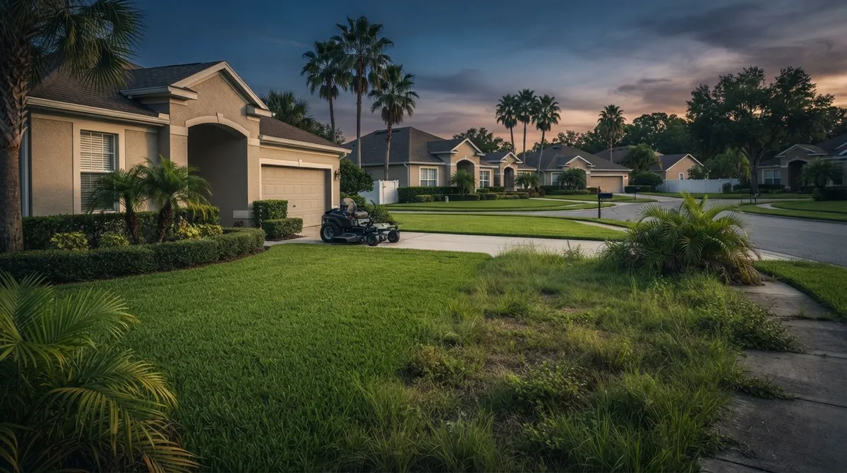 HOA lawn mowing Valrico FL