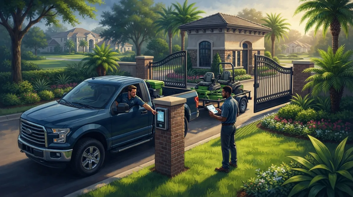 Brandon FL lawn mowing for gated communities