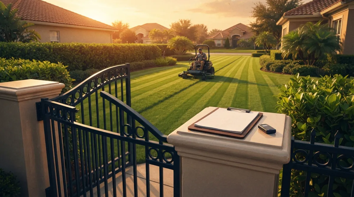 6 Brandon FL Lawn Mowing Tips for Gated Communities
